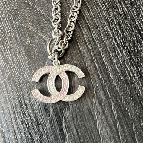 fake silver chanel necklace|chanel knockoff pearl necklace.